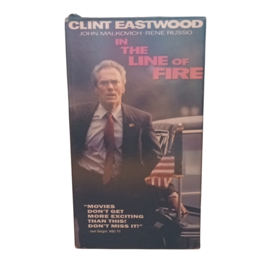 In the line of fire vhs Videotape